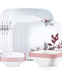 Corelle Modern Dinnerware Corelle? Kyoto Leaves 16-piece Dinnerware Set, Service for 4