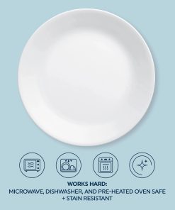 Alternative view of Corelle Modern Dinnerware Corelle? Winter Frost White 16-piece Mugless Dinnerware Set, Service for 4