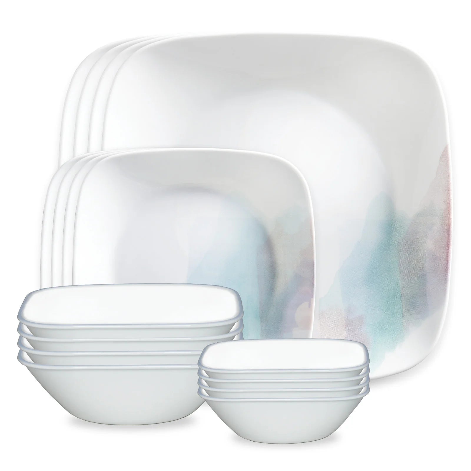 Corelle Modern Dinnerware Corelle? Aquarello 16-piece Dinnerware Set, Service for 4