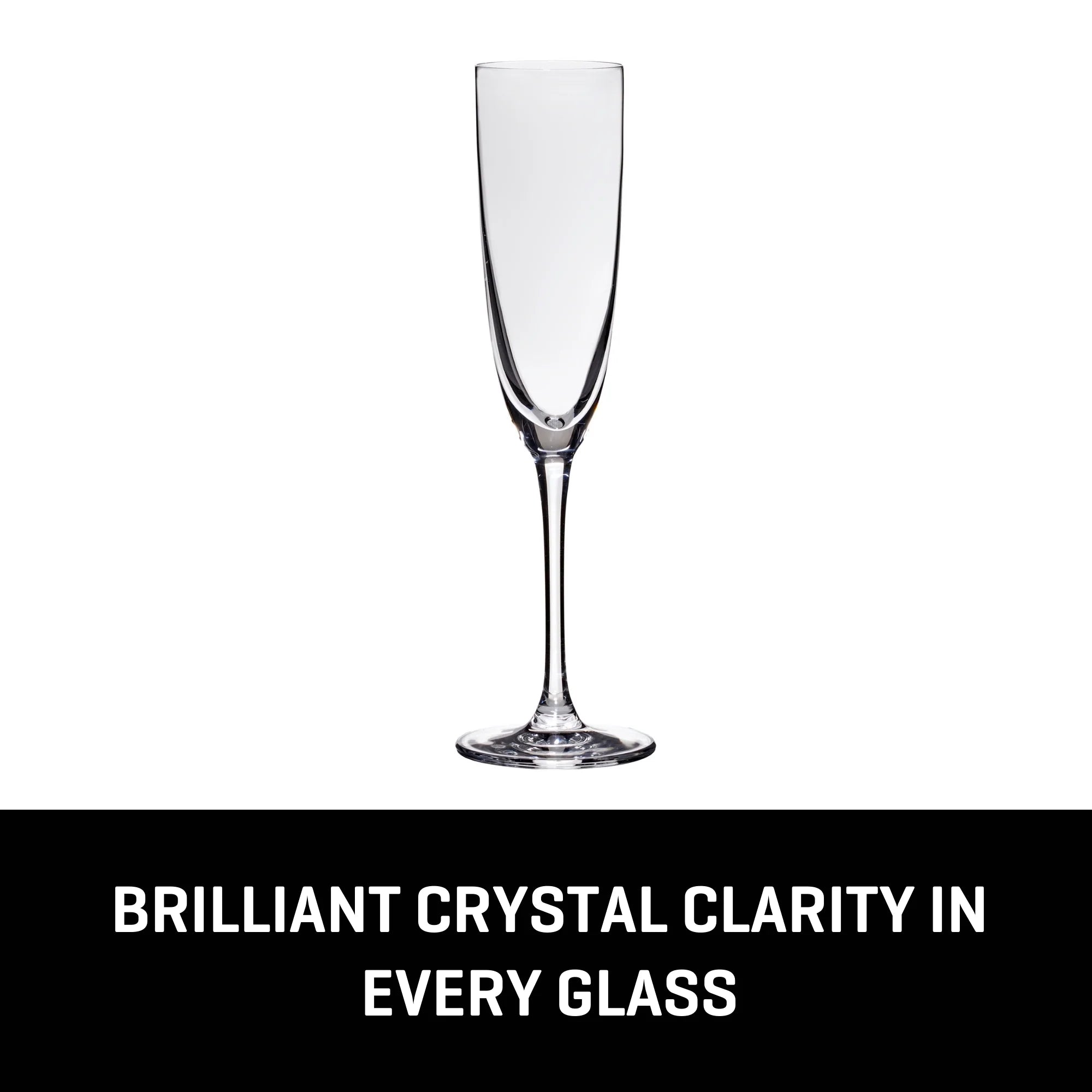 Corelle Modern Dinnerware Lucaris Tokyo Temptation Champagne Glasses (4-Pieces), 5-ounce, Dishwasher Safe, Lead-free Crystalline - Image 2