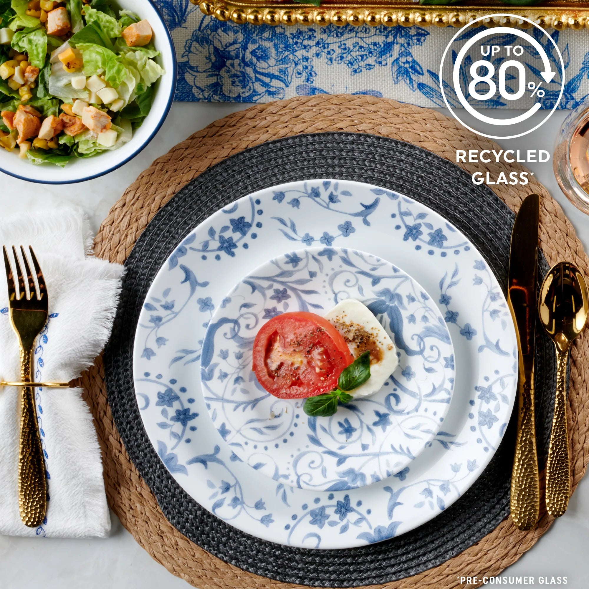 Corelle Modern Dinnerware Corelle? Darlington 18-piece Dinnerware Set, Service for 6 - Image 2