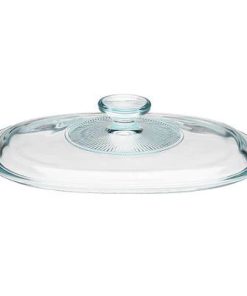 Corelle Modern Dinnerware CorningWare? French White? Glass Lid for 1.5-quart Oval Baking Dish