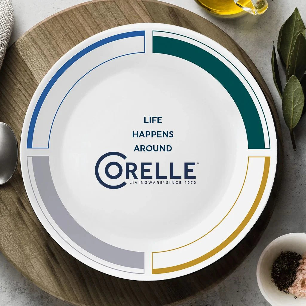 Corelle Modern Dinnerware Corelle? Color Block 10.25 Dinner Plate - Image 5