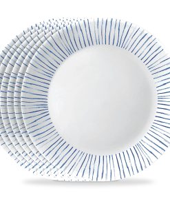 Corelle Modern Dinnerware Corelle? Botanical Stripes 10.25 Dinner Plate, 6 pack