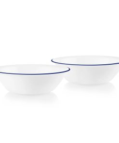 Corelle Modern Dinnerware Corelle? Brilliant Blue Banded 2-quart Serving Bowls, 2-pack