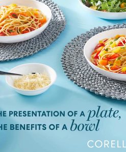 Alternative view of Corelle Modern Dinnerware Corelle? Winter Frost White 30-ounce Versa Meal Bowls, 4-pack