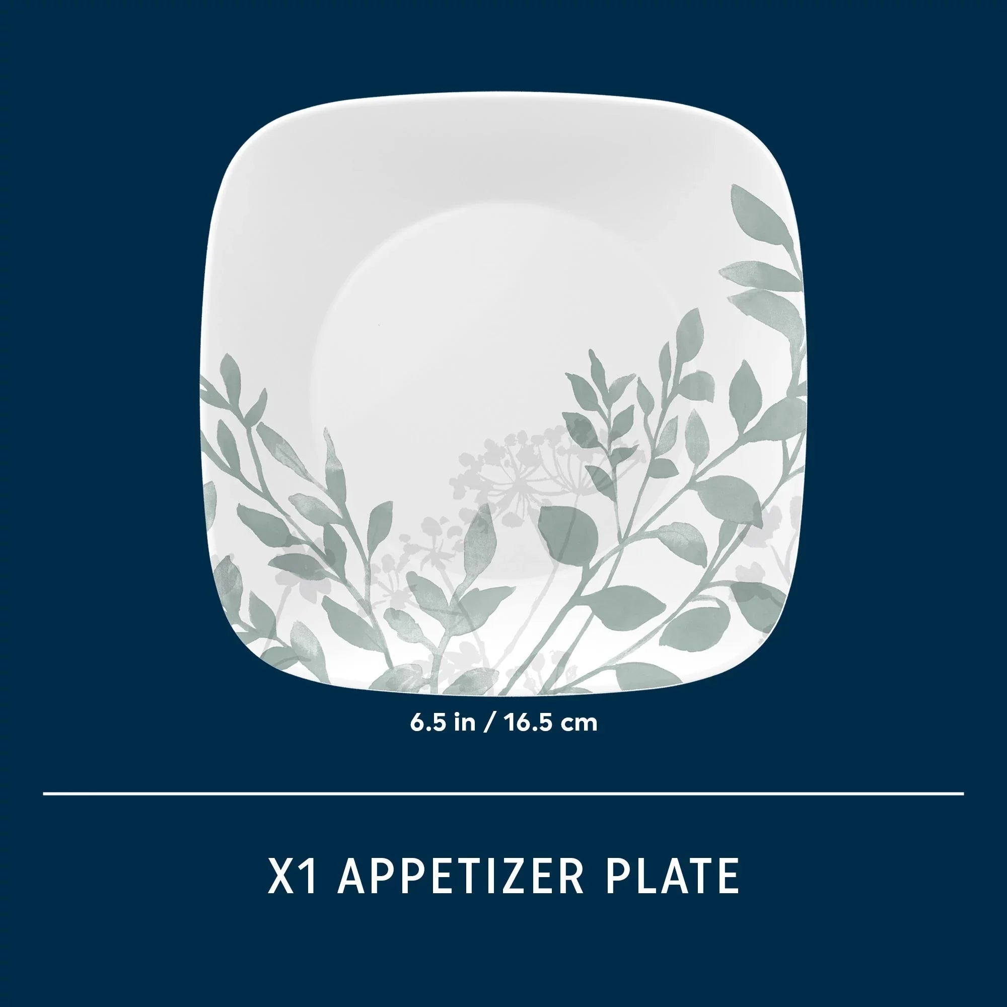 Corelle Modern Dinnerware Corelle? Square Amalie 6.5 Appetizer Plate - Image 6
