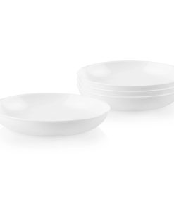 Corelle Modern Dinnerware Corelle? Winter Frost White 30-ounce Versa Meal Bowls, 4-pack