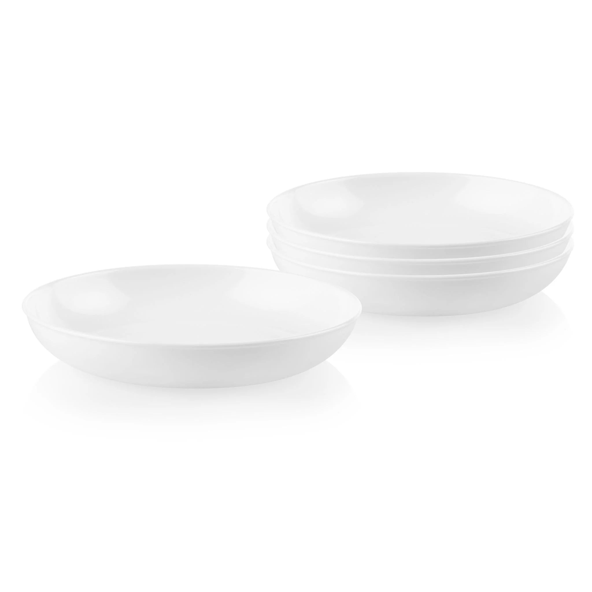 Corelle Modern Dinnerware Corelle? Winter Frost White 30-ounce Versa Meal Bowls, 4-pack