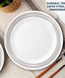 Alternative view of Corelle Modern Dinnerware Corelle? Brushed Silver 8.5 Salad Plate