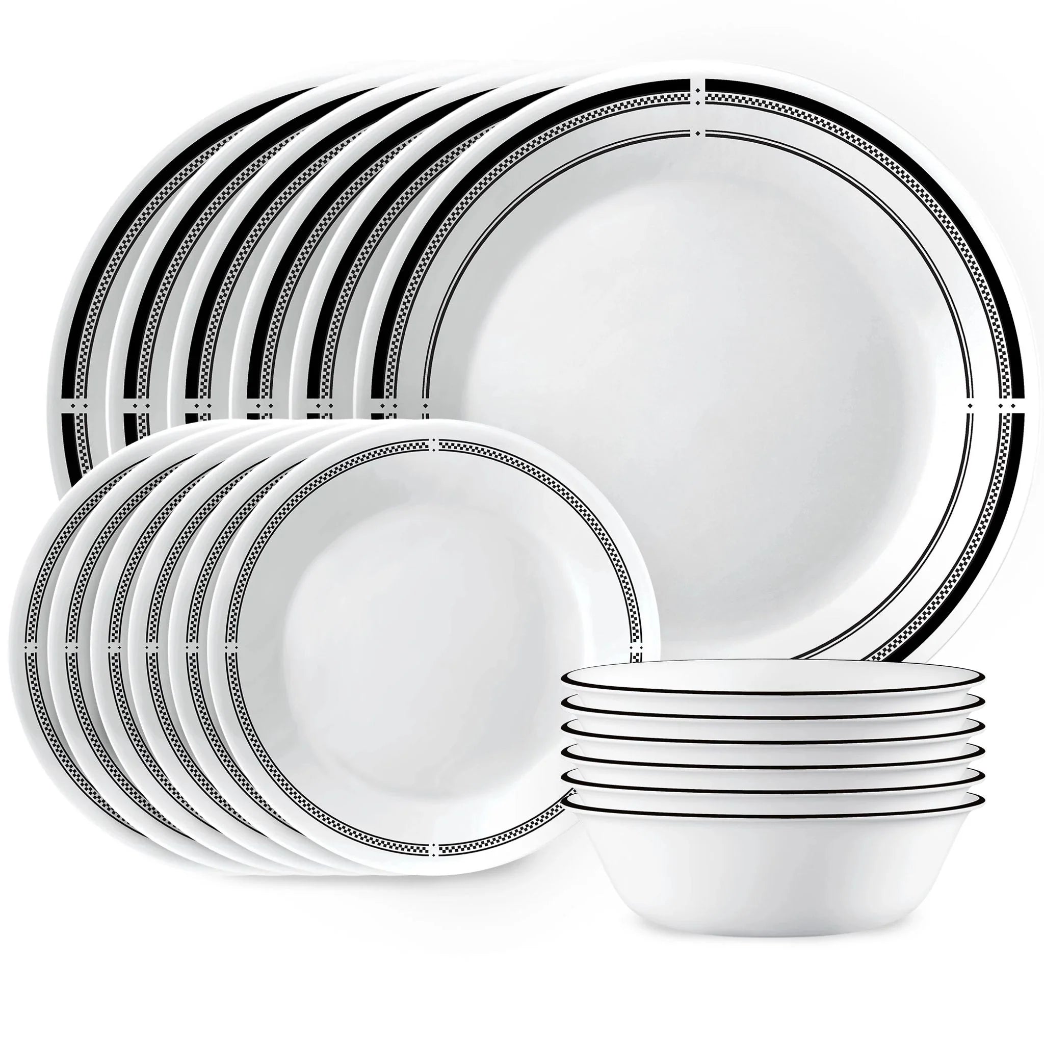 Corelle Modern Dinnerware Corelle? Brasserie 18-piece Dinnerware Set, Service for 6