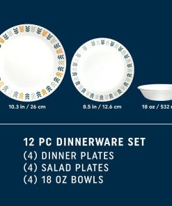 Alternative view of Corelle Modern Dinnerware Corelle? Anders 12-piece Dinnerware Set, Service for 4