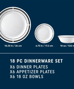 Alternative view of Corelle Modern Dinnerware Corelle? Brasserie 18-piece Dinnerware Set, Service for 6