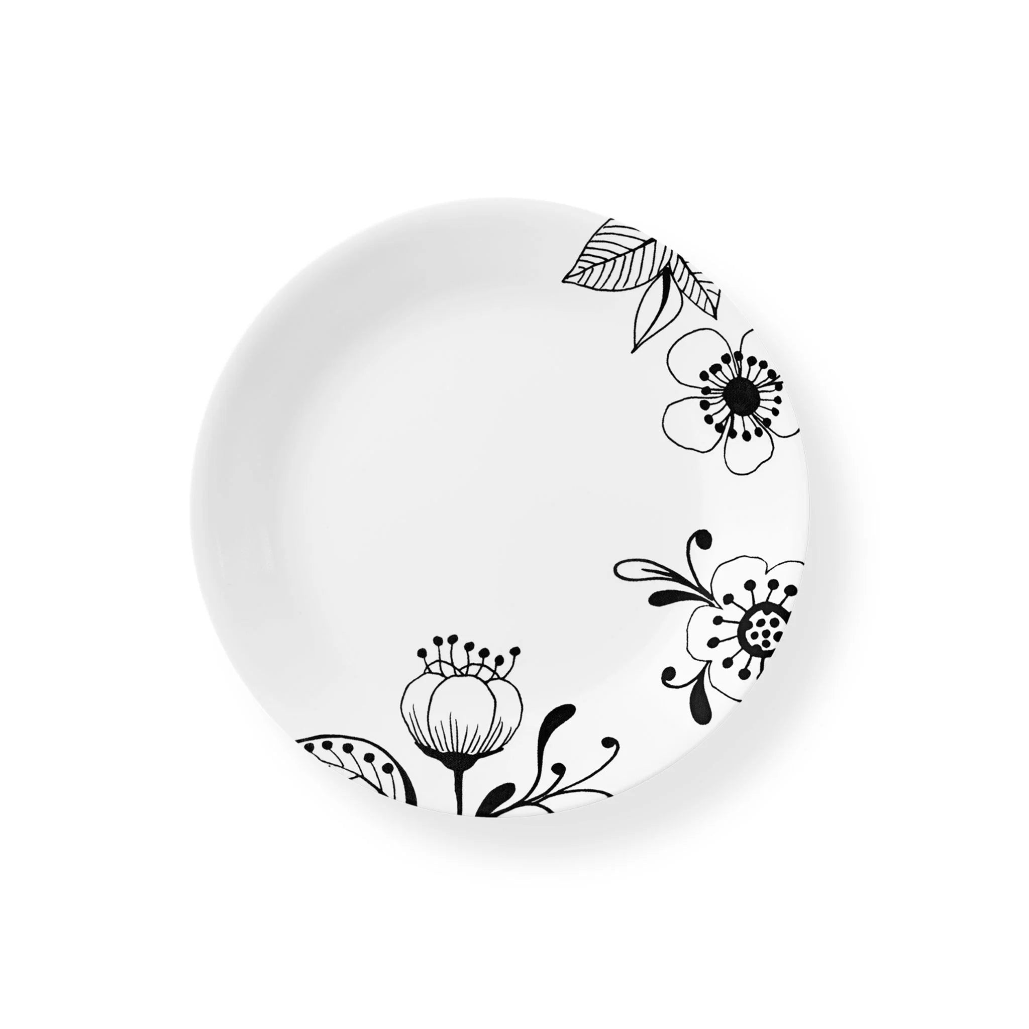 Corelle Modern Dinnerware Corelle? Inked Poppy 8.5 Salad Plate