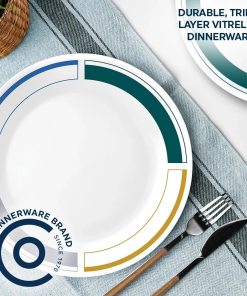 Alternative view of Corelle Modern Dinnerware Corelle? Color Block 10.25 Dinner Plate