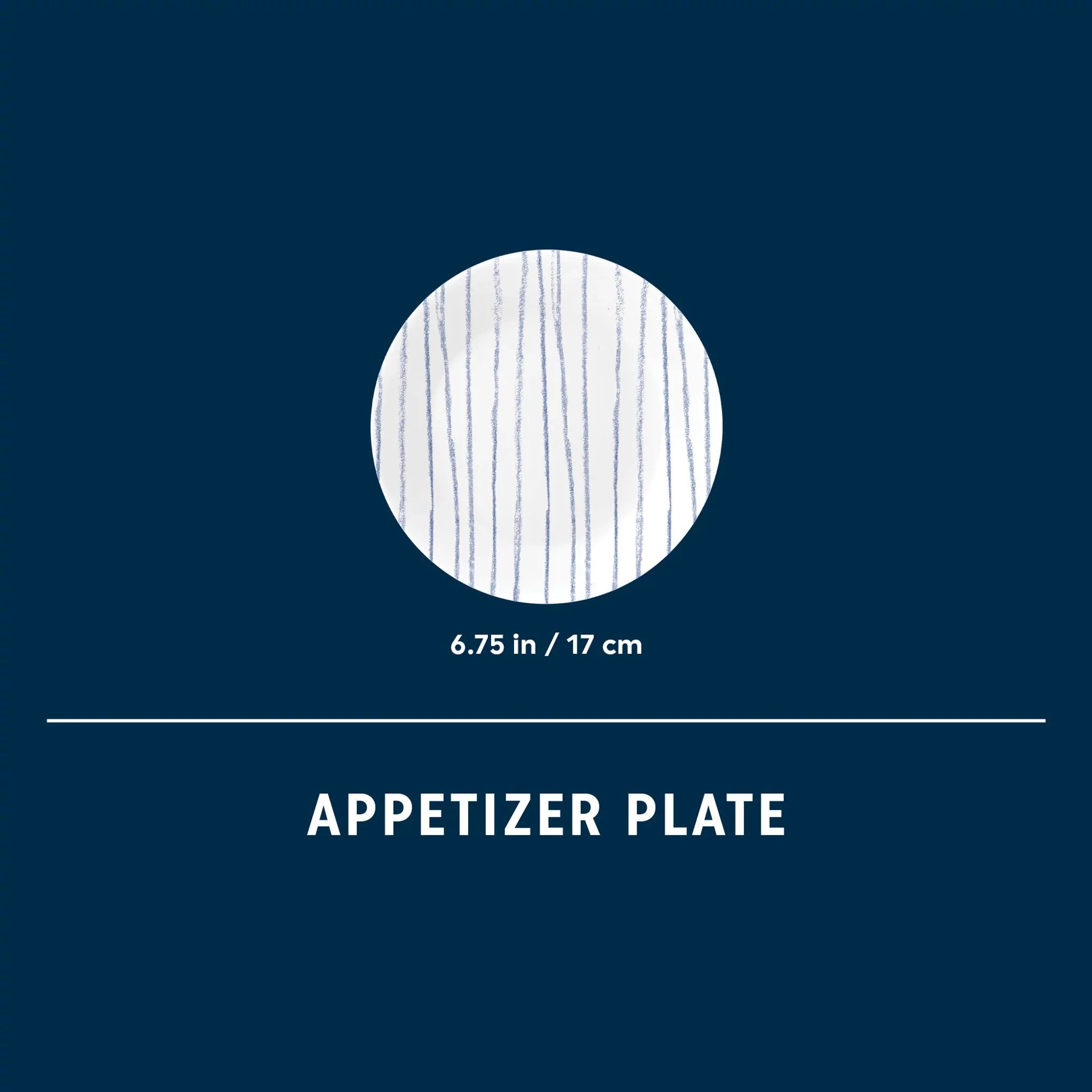 Corelle Modern Dinnerware Corelle? Botanical Stripes 6.75 Appetizer Plate - Image 3