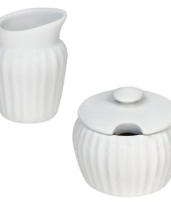 Corelle Modern Dinnerware CorningWare? French White? Cream & Sugar Set