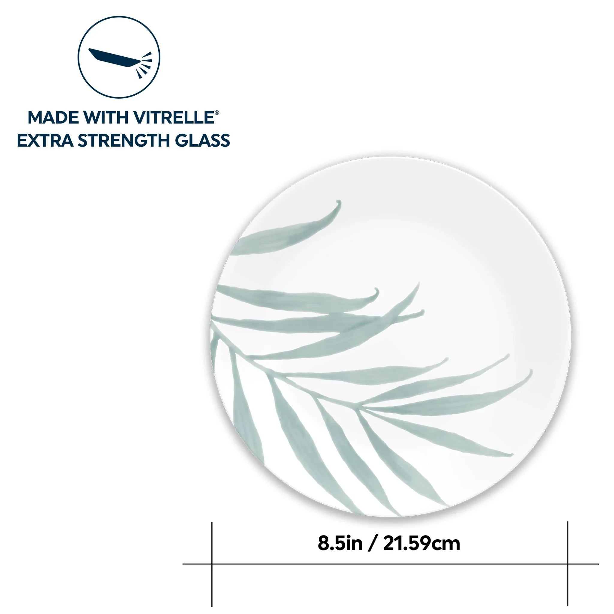 Corelle Modern Dinnerware Corelle? Solar Print 8.5 Salad Plate, EXCLUSIVE - Image 2
