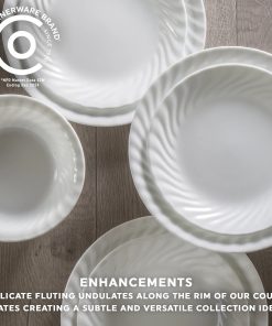 Alternative view of Corelle Modern Dinnerware Corelle? Enhancements 10.25 Glass Dinner Plate