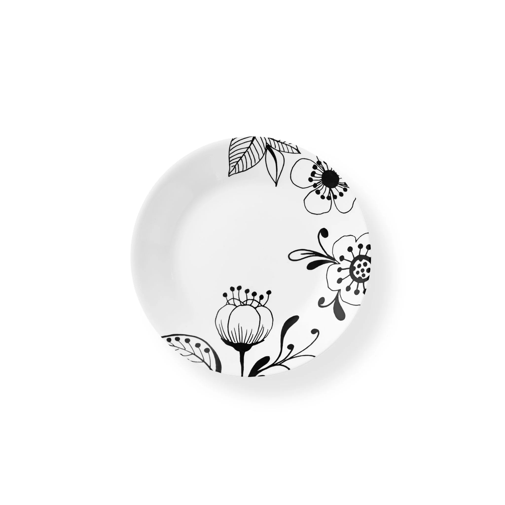 Corelle Modern Dinnerware Corelle? Inked Poppy 6.75 Appetizer Plate