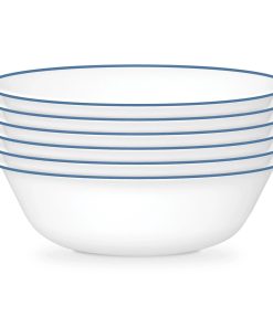Corelle Modern Dinnerware Corelle? Botanical Stripes 18-ounce Cereal Bowls, 6-pack