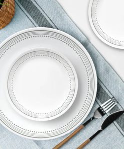 Alternative view of Corelle Modern Dinnerware Corelle? Mystic Gray 12-piece Dinnerware Set, Service for 4