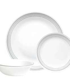 Corelle Modern Dinnerware Corelle? Mystic Gray 12-piece Dinnerware Set, Service for 4