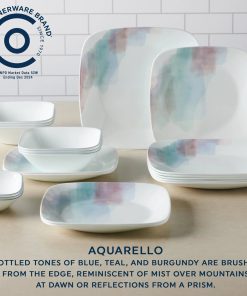 Alternative view of Corelle Modern Dinnerware Corelle? Aquarello 16-piece Dinnerware Set, Service for 4