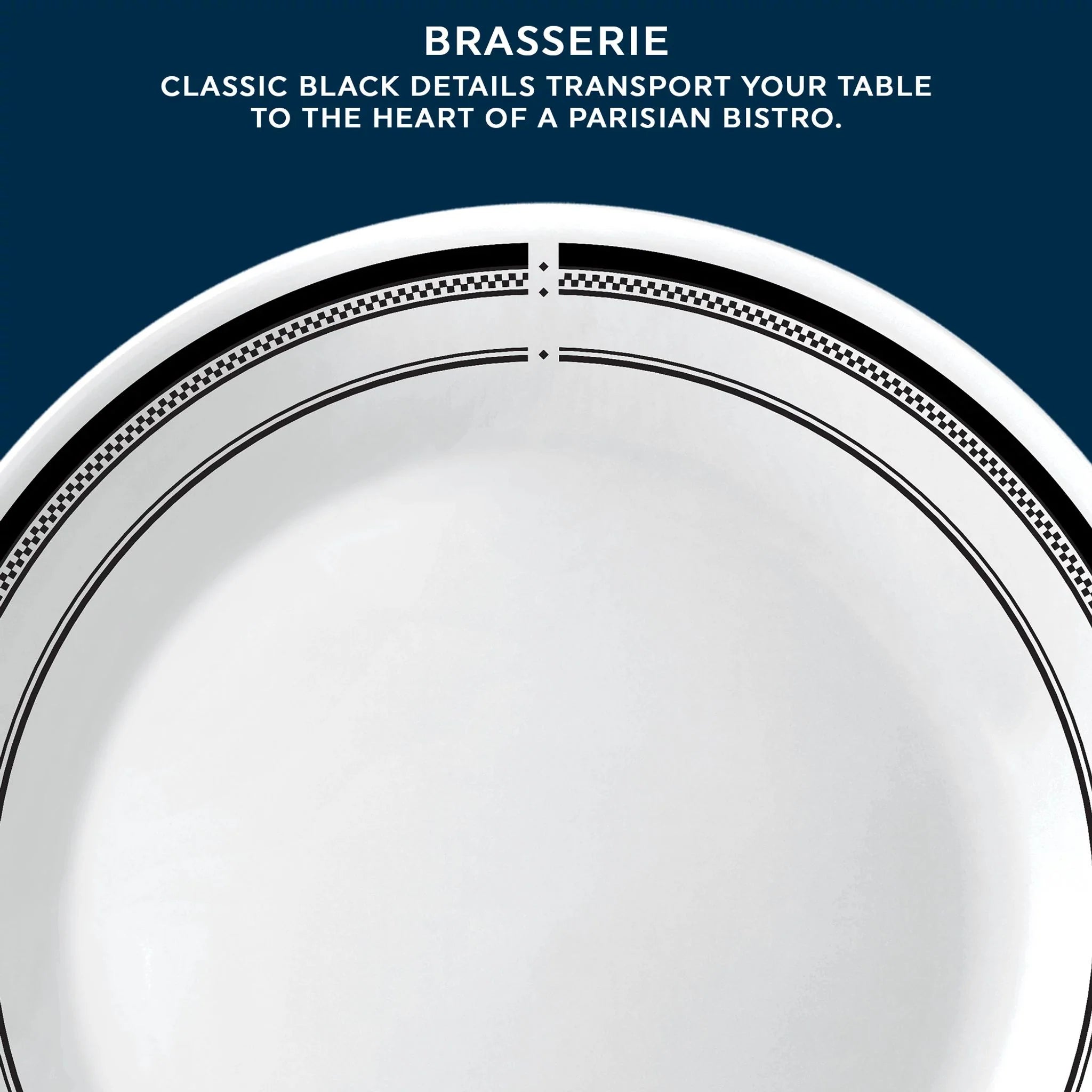 Corelle Modern Dinnerware Corelle? Brasserie 18-piece Dinnerware Set, Service for 6 - Image 5