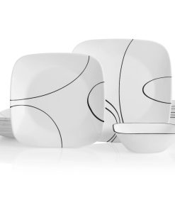 Corelle Modern Dinnerware Corelle? Simple Lines 18-piece Dinnerware Set, Service for 6