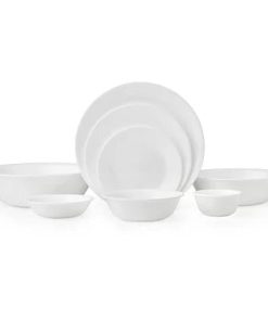 Corelle Modern Dinnerware Corelle? Winter Frost White 50-piece Dinnerware Set, Service for 8, EXCLUSIVE