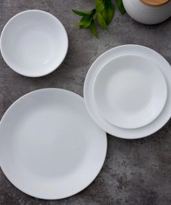 Alternative view of Corelle Modern Dinnerware Corelle? Winter Frost White 10.5 Dinner Plates, 4-pack