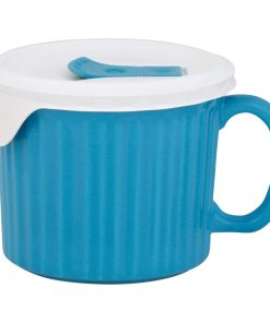 Alternative view of Corelle Modern Dinnerware CorningWare? 20-ounce Light Blue Meal Mug? with Vented Lid