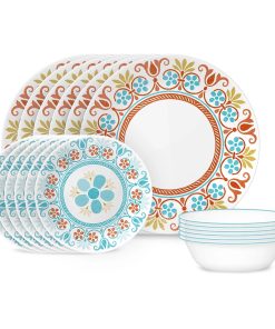 Corelle Modern Dinnerware Corelle? Global Collection Terracotta Dreams 18-piece Dinnerware Set, Service for 6