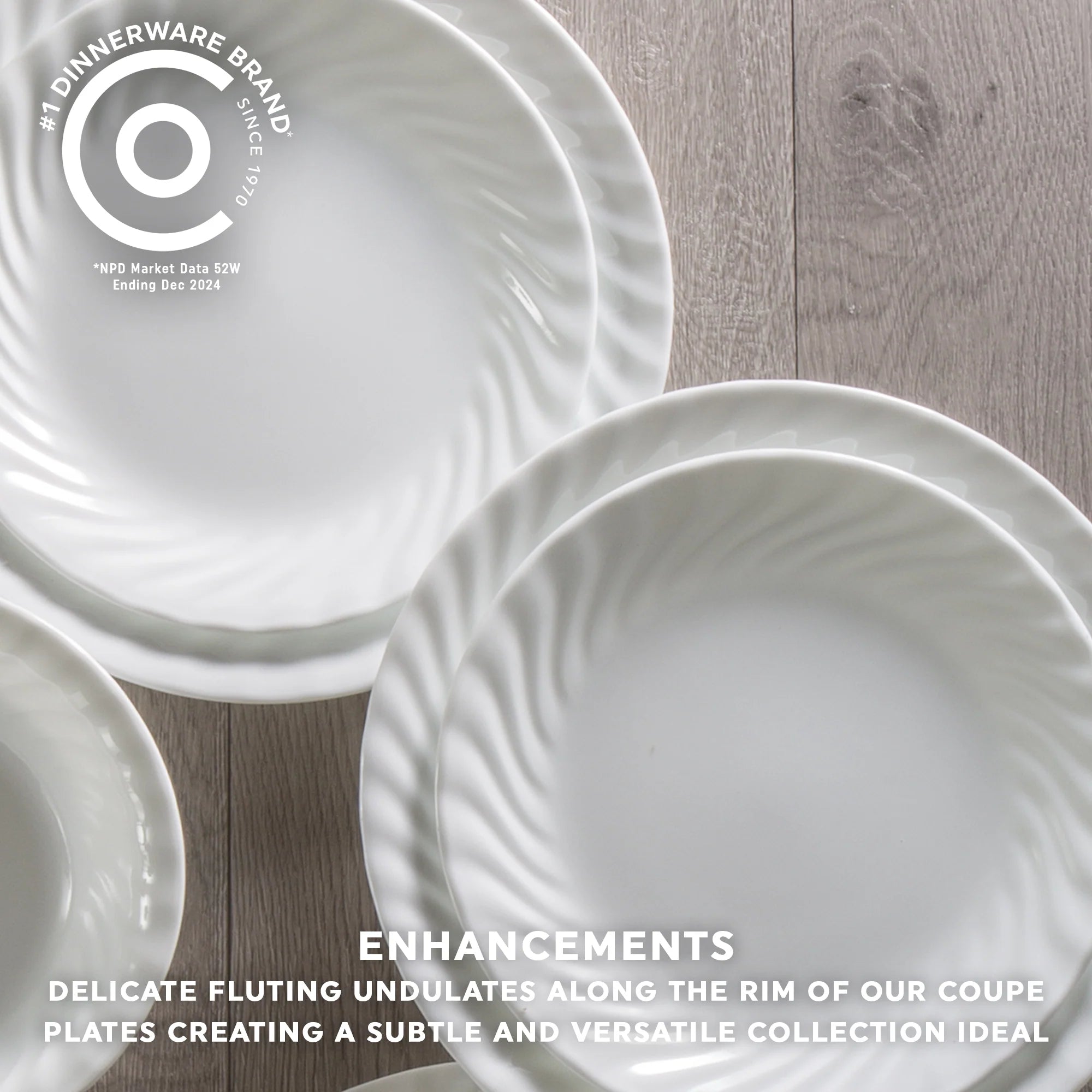 Corelle Modern Dinnerware Corelle? Enhancements 8.5 Salad Plate - Image 2