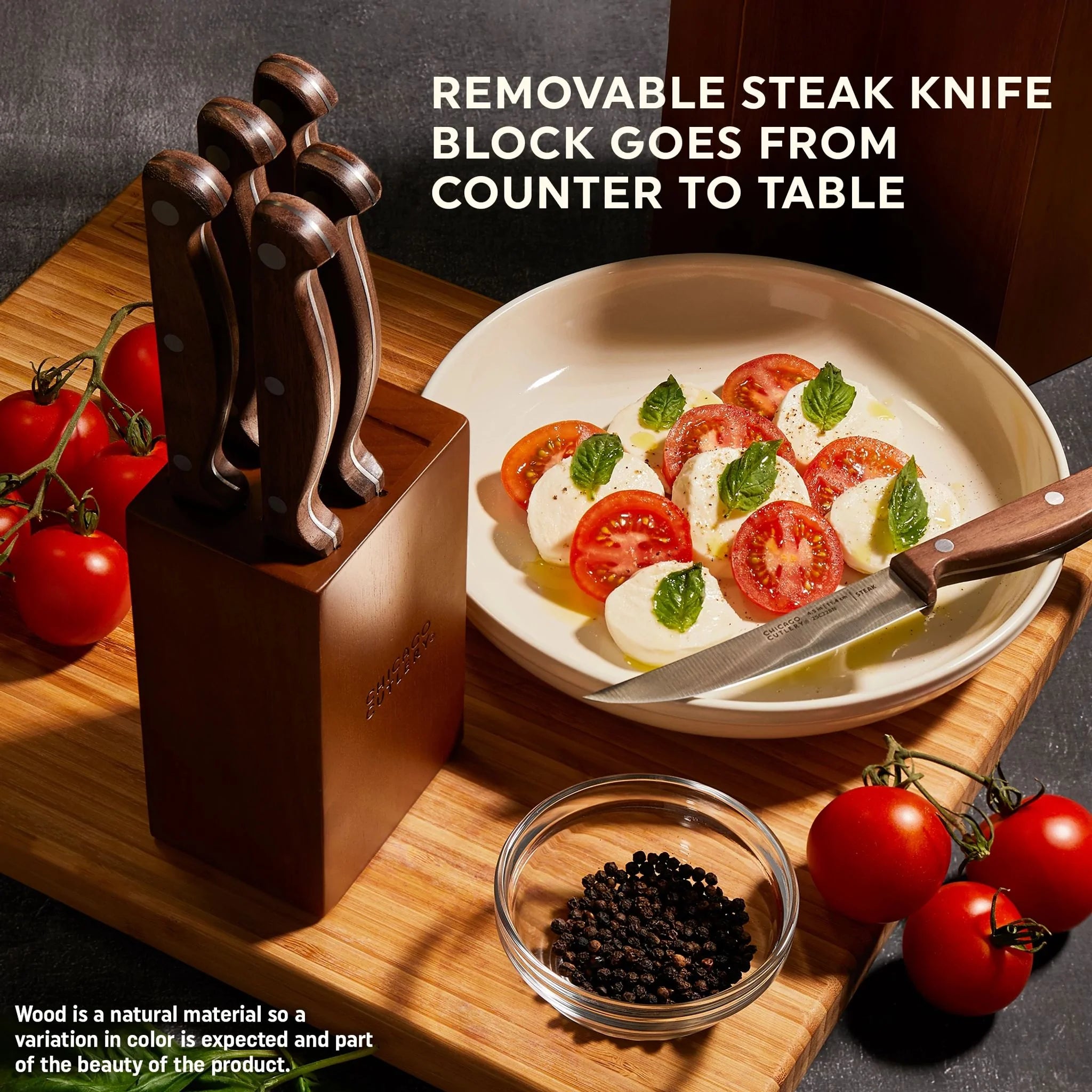 Corelle Modern Dinnerware Chicago Cutlery? Racine 12-piece Block Set - Image 4