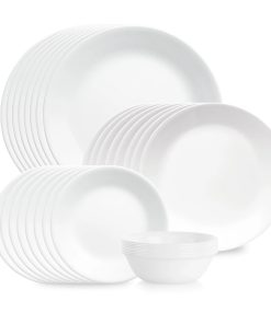 Corelle Modern Dinnerware Corelle? Shimmering White 32-piece Dinnerware Set, Service for 8