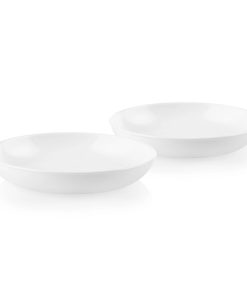 Corelle Modern Dinnerware Corelle? Winter Frost White 30-ounce Versa Meal Bowls, 2-pack