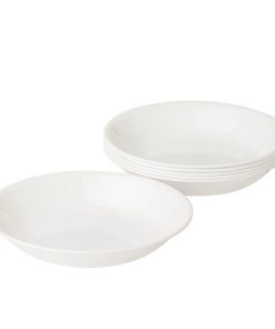 Corelle Modern Dinnerware Corelle? Winter Frost White 20-ounce Meal Bowls, 6-pack