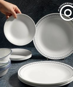 Alternative view of Corelle Modern Dinnerware Corelle? Caspian Lace 66-piece Dinnerware Set, Service for 12