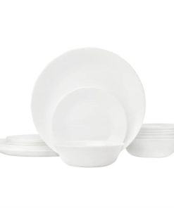 Corelle Modern Dinnerware Corelle? Winter Frost White 18-piece Dinnerware Set, Service for 6