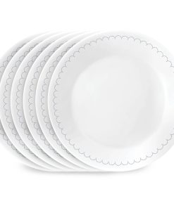 Corelle Modern Dinnerware Corelle? Caspian Lace 6.75 Appetizer Plate, 6-pack