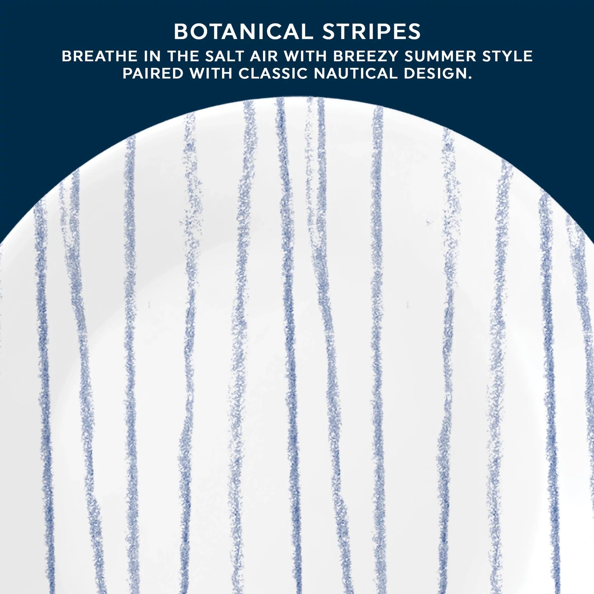 Corelle Modern Dinnerware Corelle? Botanical Stripes 6.75 Appetizer Plate - Image 2