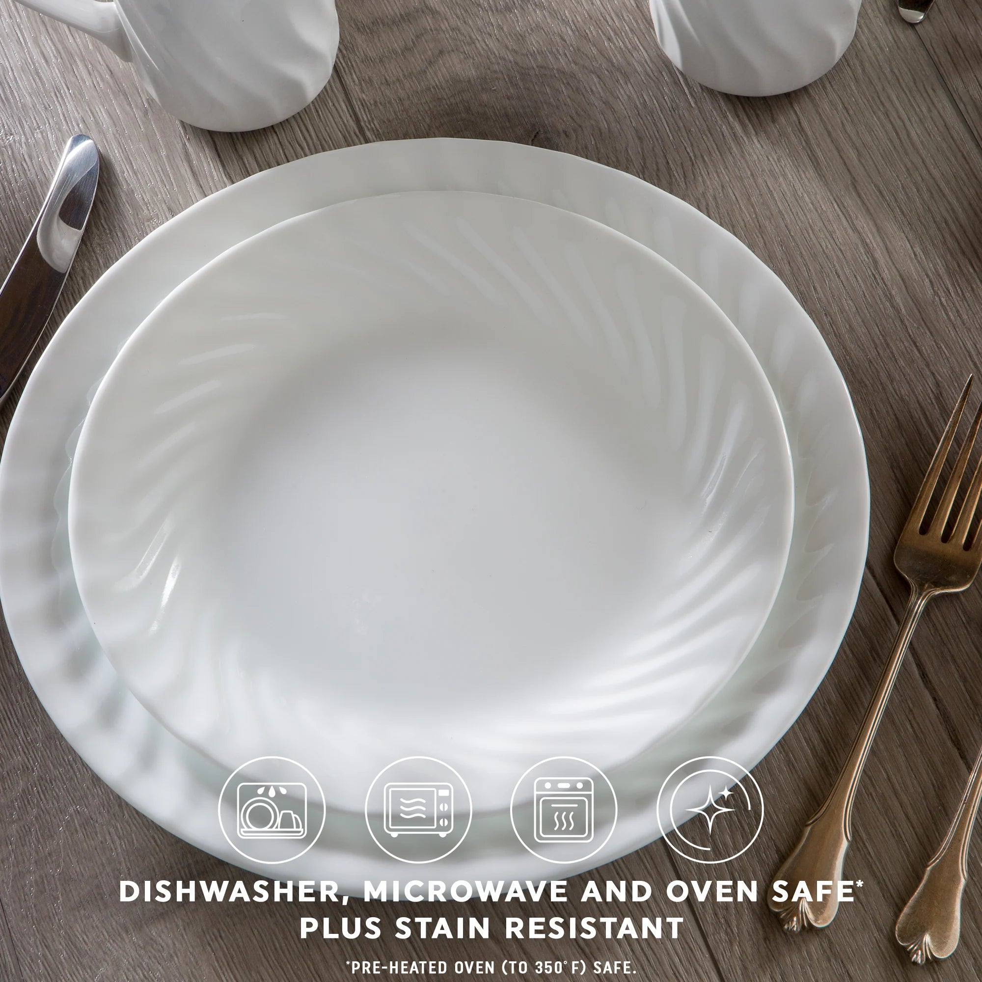 Corelle Modern Dinnerware Corelle? Enhancements 8.5 Salad Plate - Image 3