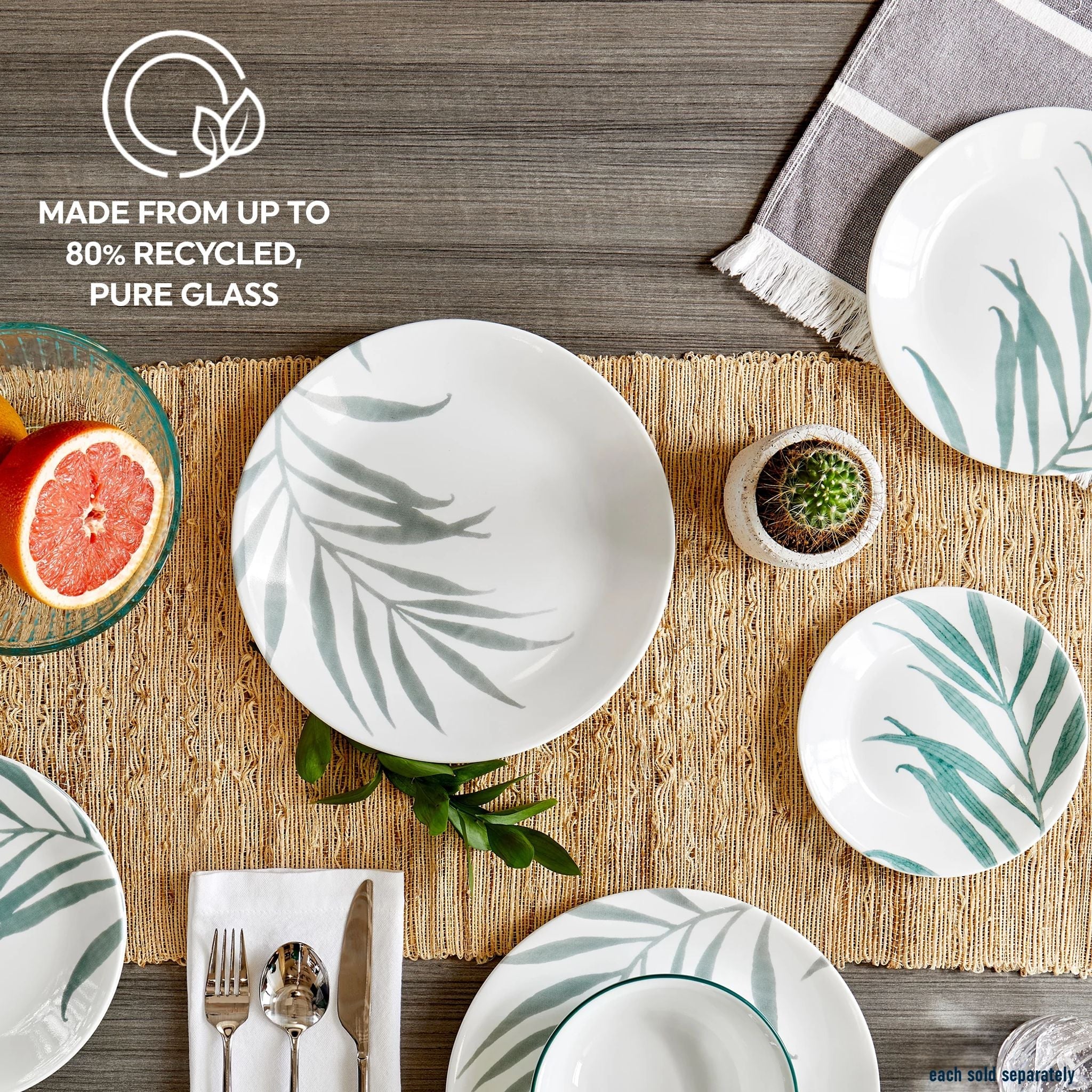 Corelle Modern Dinnerware Corelle? Solar Print 8.5 Salad Plate, EXCLUSIVE - Image 5