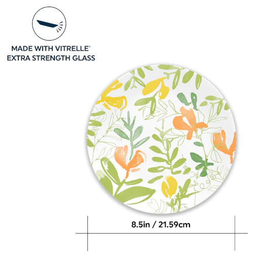 Corelle Modern Dinnerware Corelle? Contemporary Fruit 8.5 Salad Plate-4 Pack - Image 2